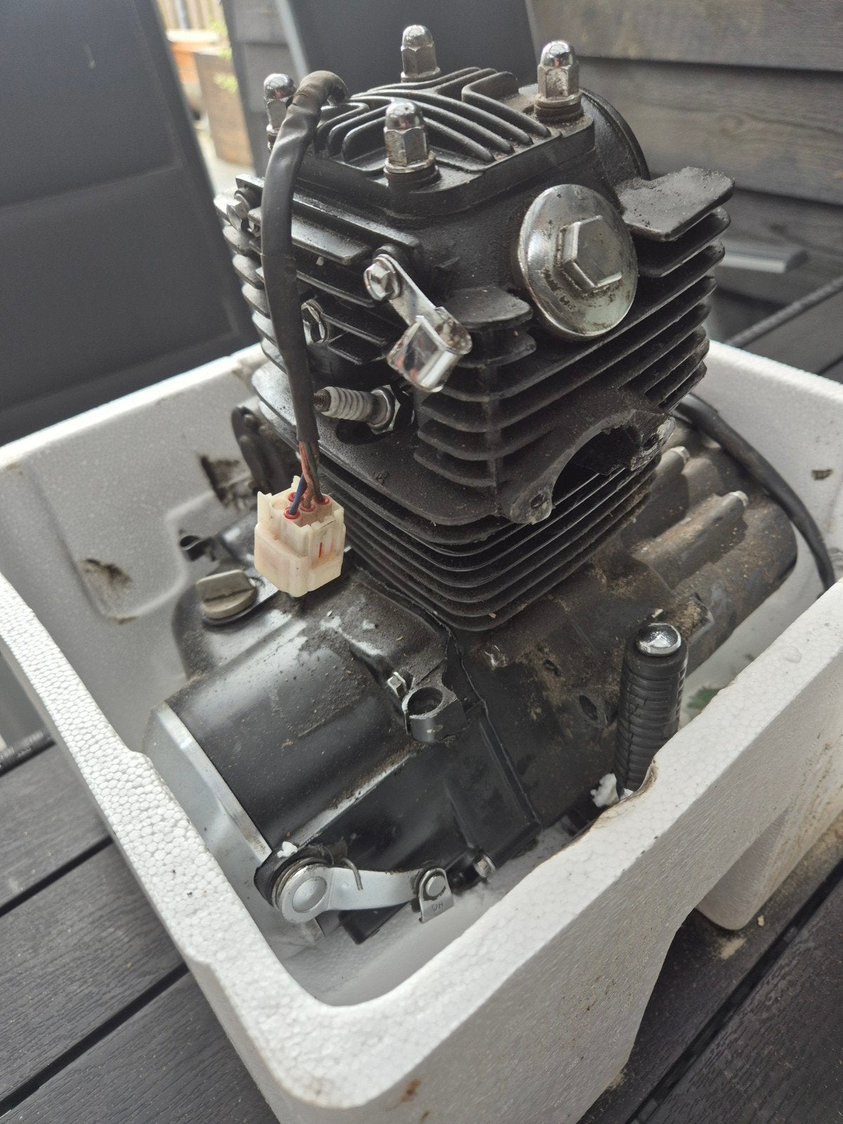 50cc motorblok (loop of sloop), Ophalen, Gebruikt