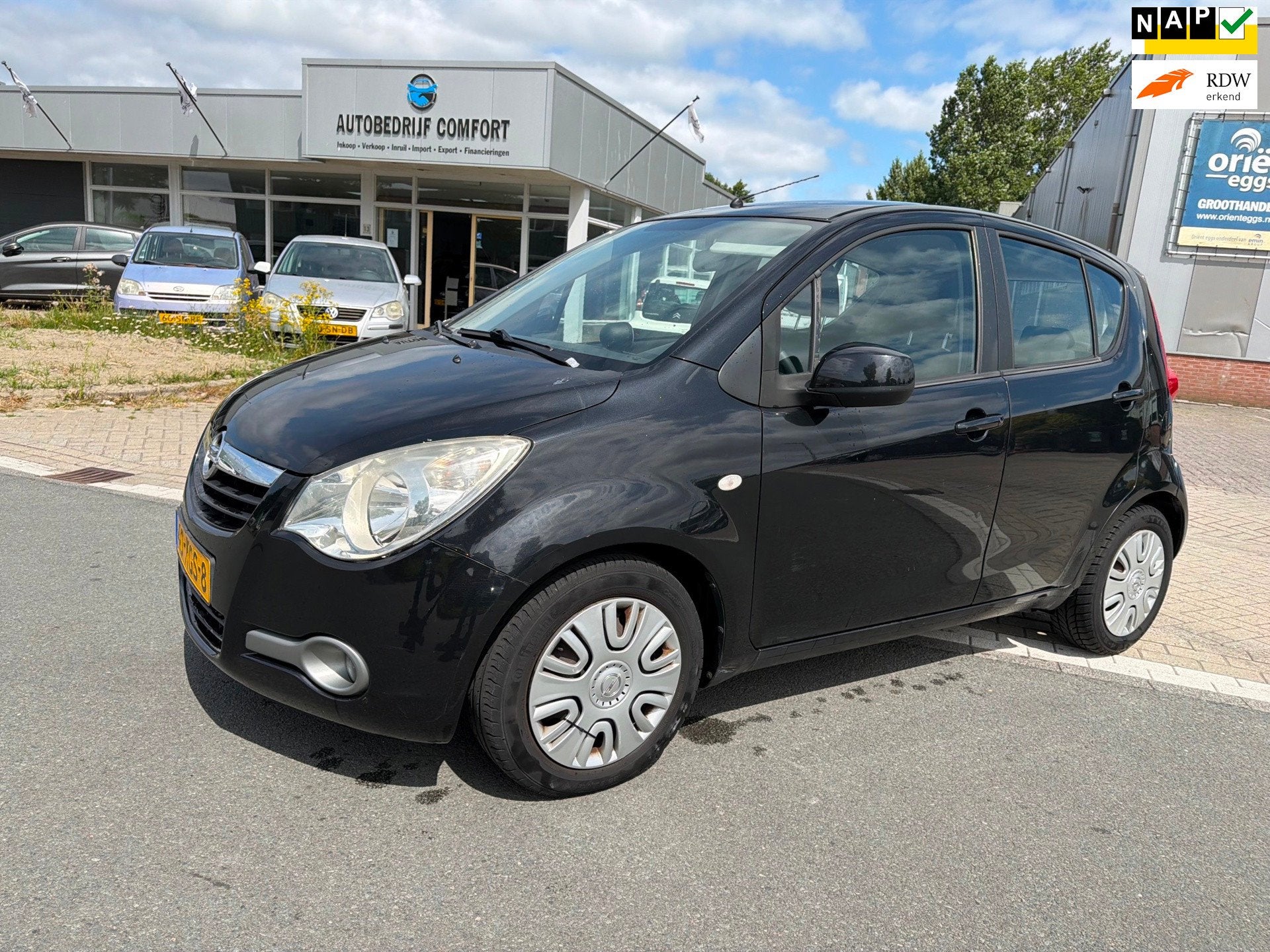 Opel Agila 1.2 Enjoy, Auto's, Voorwielaandrijving, 4 cilinders, 965 kg, Zwart