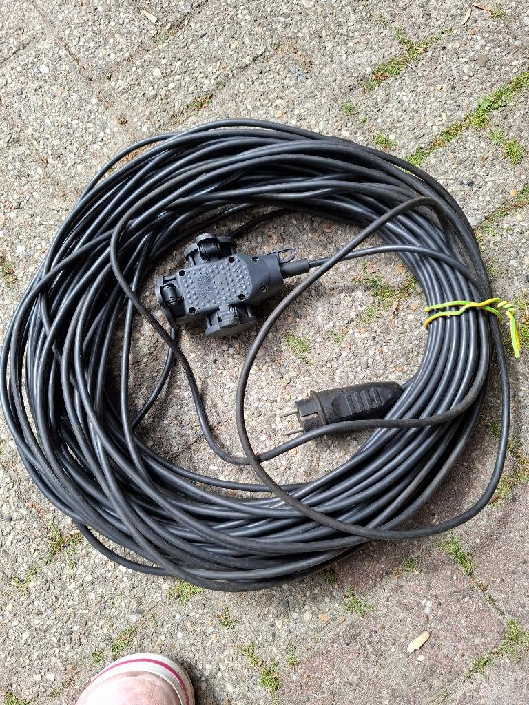 Verlengkabel 50 m, Ophalen, Gebruikt, Kabel of Snoer