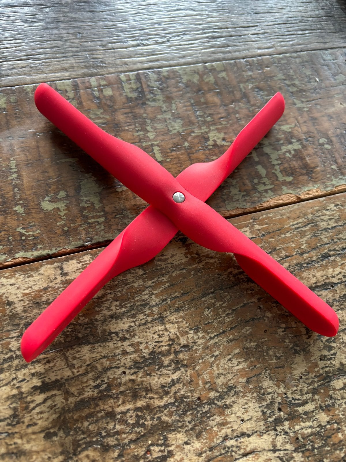 Propeller onderzetter - Menu, rood opvouwbaar, Overige typen, Kunststof, Ophalen of Verzenden, Zo goed als nieuw