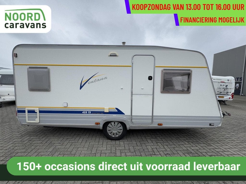 Buerstner VENTANA 455 TS AVANTGARDE, EP LEVEL, DAKAIRCO, Caravans en Kamperen, Hordeur, Bedrijf, Bürstner, 6 tot 7 meter