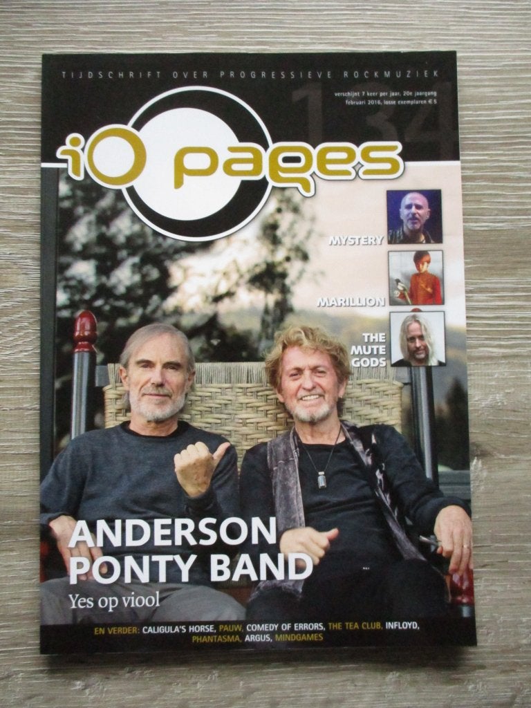 iO pages 134 - februari 2016, Ophalen of Verzenden, Gelezen, Artiest
