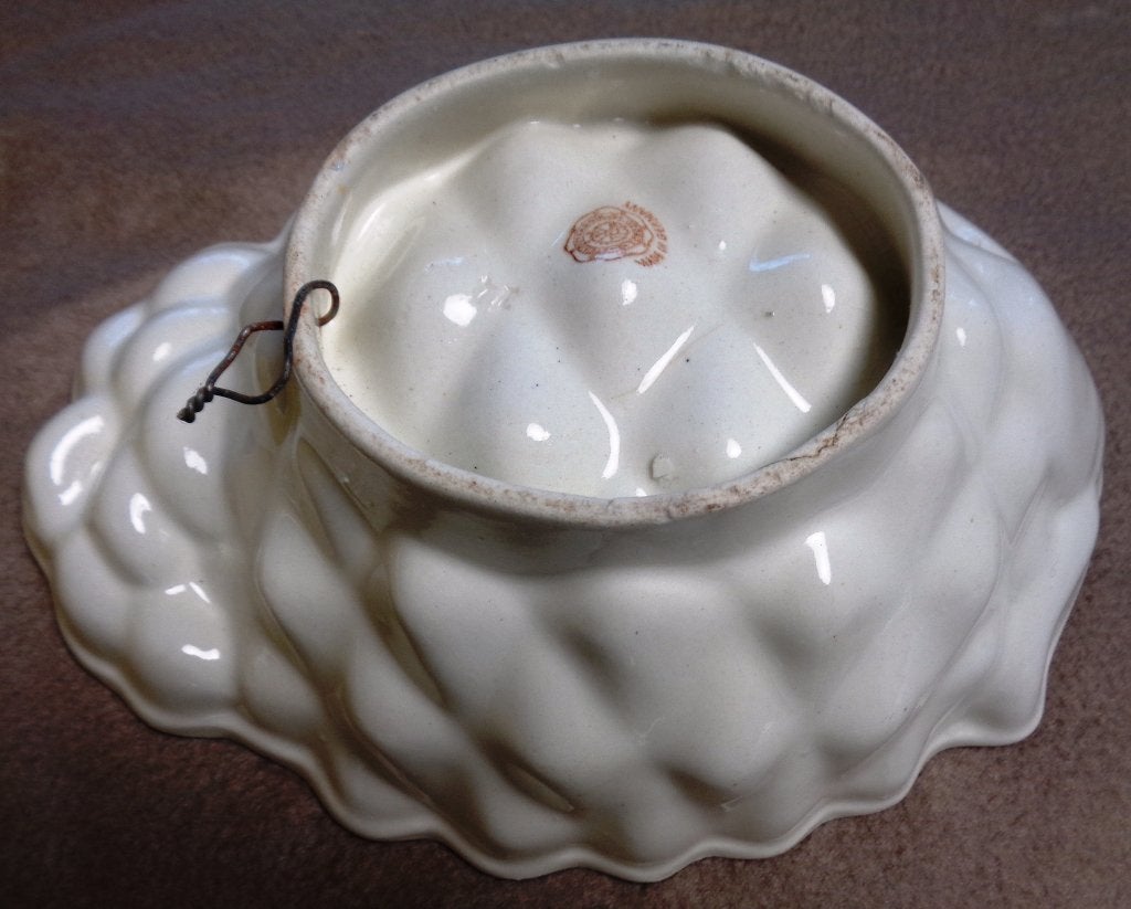 Antieke puddingvorm / gelei vorm - 22x17x7,5 cm, Antiek en Kunst, Antiek | Keramiek en Aardewerk, Ophalen of Verzenden