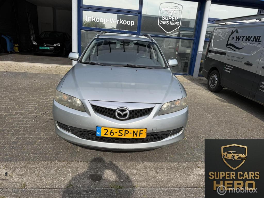 Mazda 6 Sportbreak 1.8i Touring, Auto's, Stof, Gebruikt, 4 cilinders, 6 sportbreak
