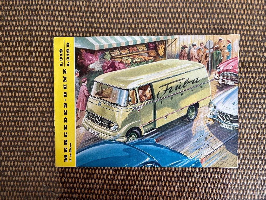 Mercedes-Benz L 319 D - Reclamebrochure - Ca 1960, Ophalen of Verzenden, Zo goed als nieuw, Mercedes