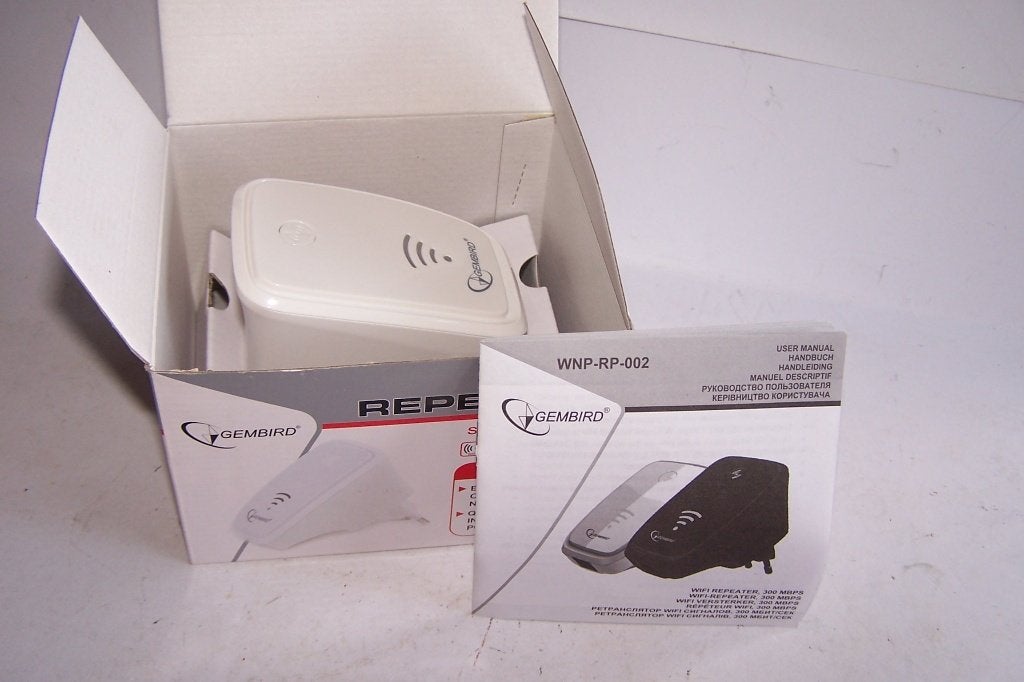 Gembird WNP-RP-002 WIFI Repeater. Nieuw in doos., Ophalen of Verzenden, Nieuw, Gembird