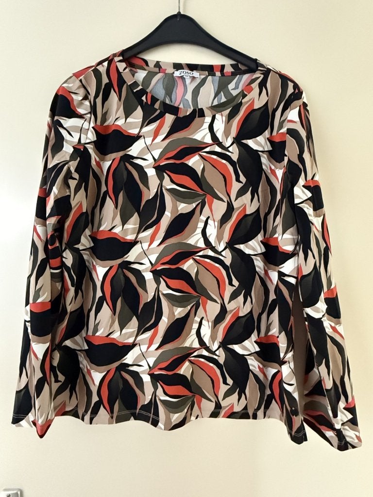 Zoso shirt lange mouw travelstof maat XXXL ZGAN, Meerkleurig, Maat 46/48 (XL) of groter, Ophalen of Verzenden, Zo goed als nieuw