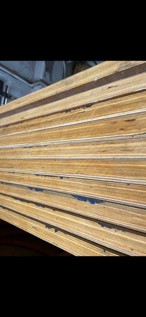Platen 28 mm hardhout plex, Doe-het-zelf en Verbouw, Platen en Panelen, Ophalen of Verzenden, Gebruikt, Multiplex, 20 tot 50 mm