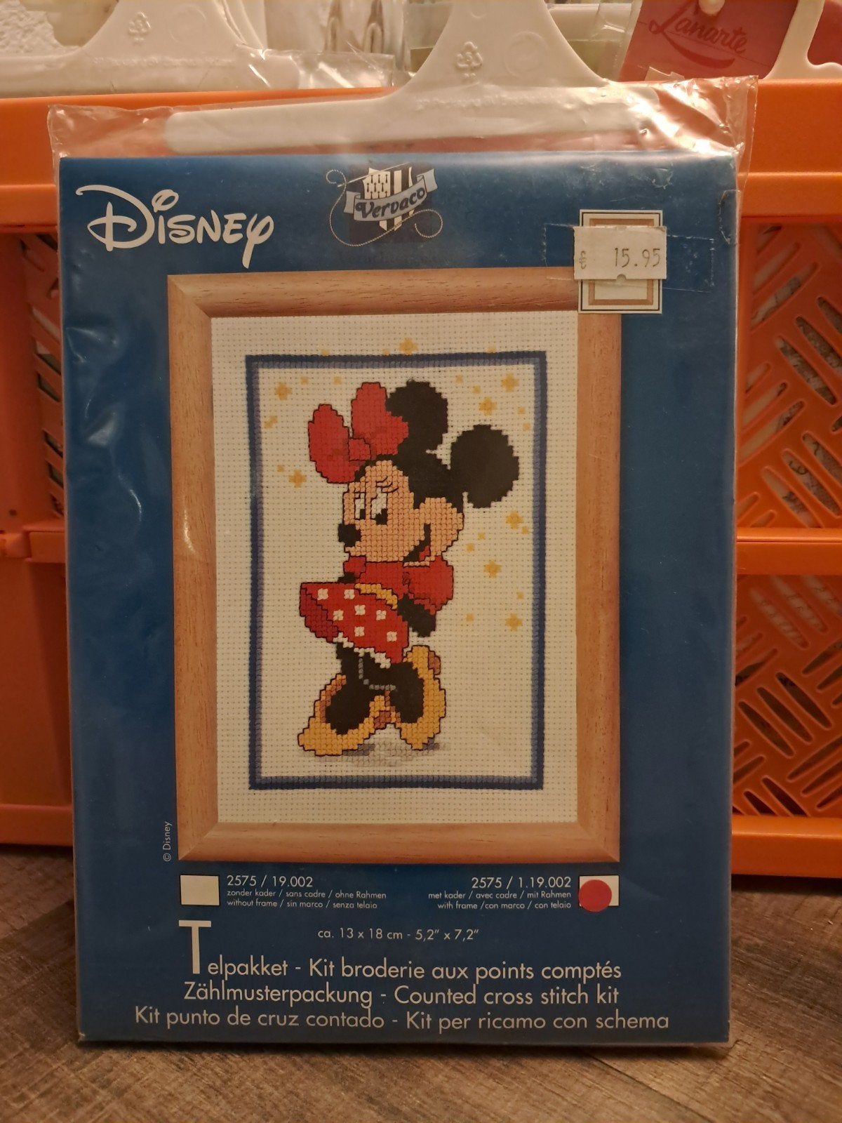 Disney Minnie Mouse Borduurpakket met lijst, Ophalen of Verzenden, Nieuw, Handborduren, Borduurpakket