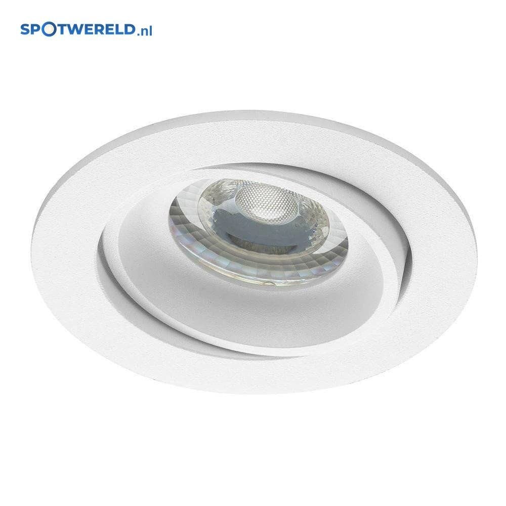 LED Inbouwspot Rendo Mat Wit | GU10 | IP20 | Ø69 mm, Huis en Inrichting, Verzenden, GU10, Overige merken, Nieuw