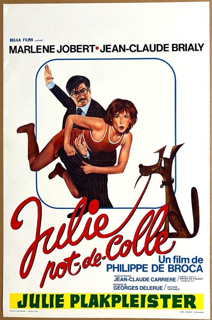 Julie Pot de Colle (1977) - Originele filmposter, Verzenden, Zo goed als nieuw, A1 t/m A3, Film en Tv