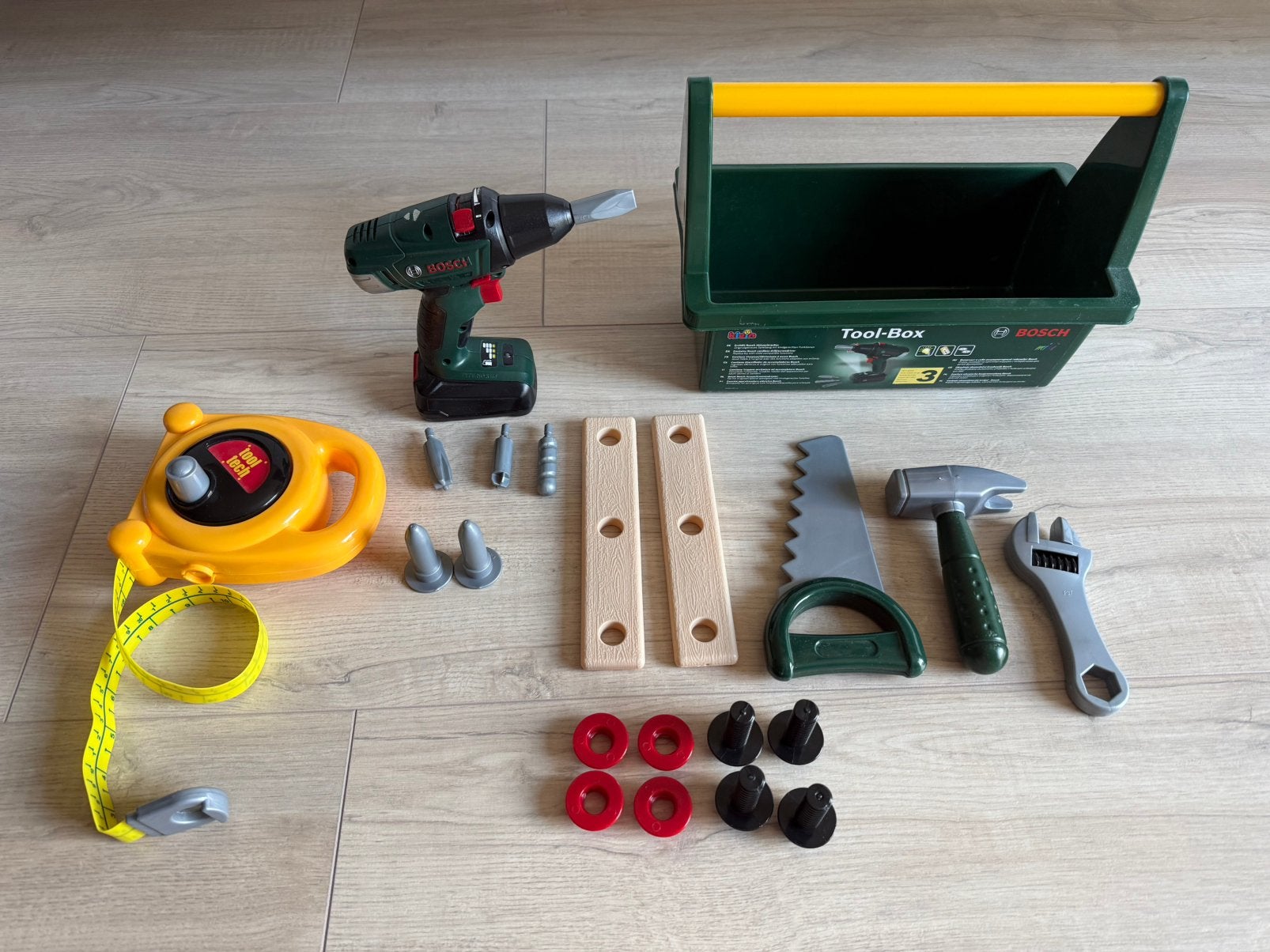 Bosch speelgoedgereedschapskoffer, Ophalen of Verzenden, Zo goed als nieuw, Jongen of Meisje