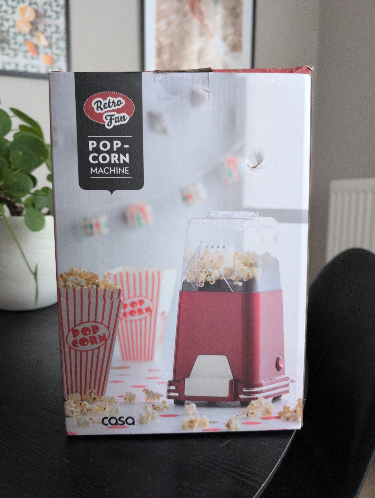 Retro Fun Popcorn Machine - Nieuw in doos, Ophalen of Verzenden, Nieuw