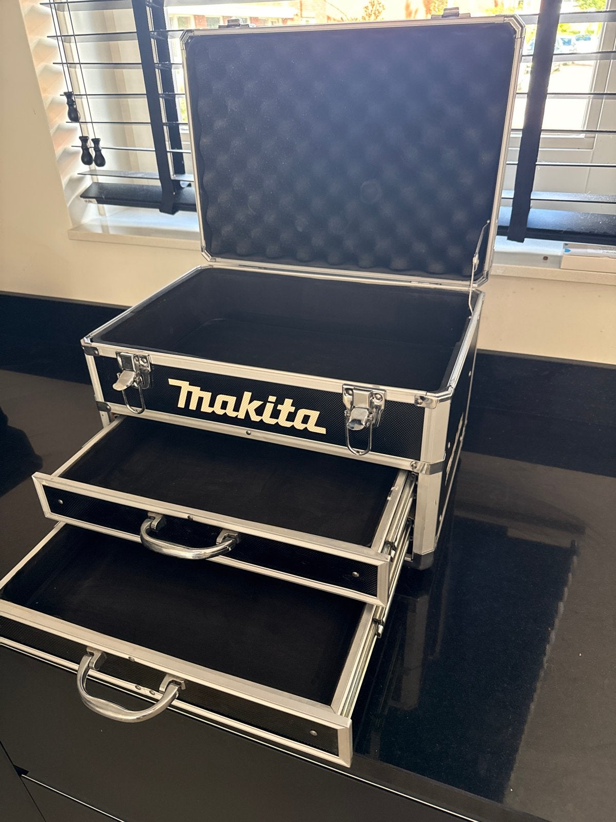 Makita gereedschapskoffer met lades - Zo goed als nieuw, Ophalen of Verzenden, Zo goed als nieuw, Gereedschapsopslag, Makita