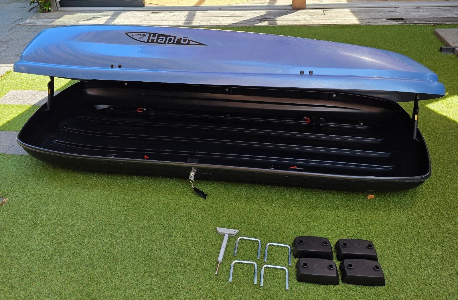 Carver Hapro 6.4 bagagebox / ski box 190x82x40, Ophalen, Zo goed als nieuw