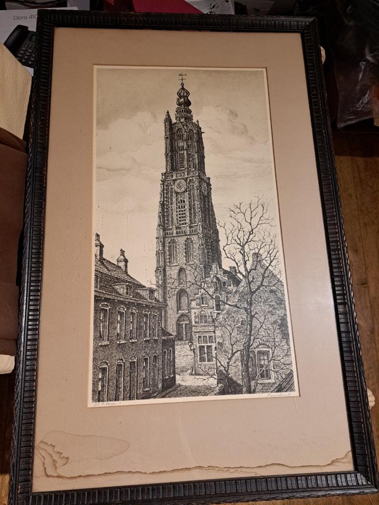 Ets Amersfoort  onze lieve vrouwen toren, Ophalen