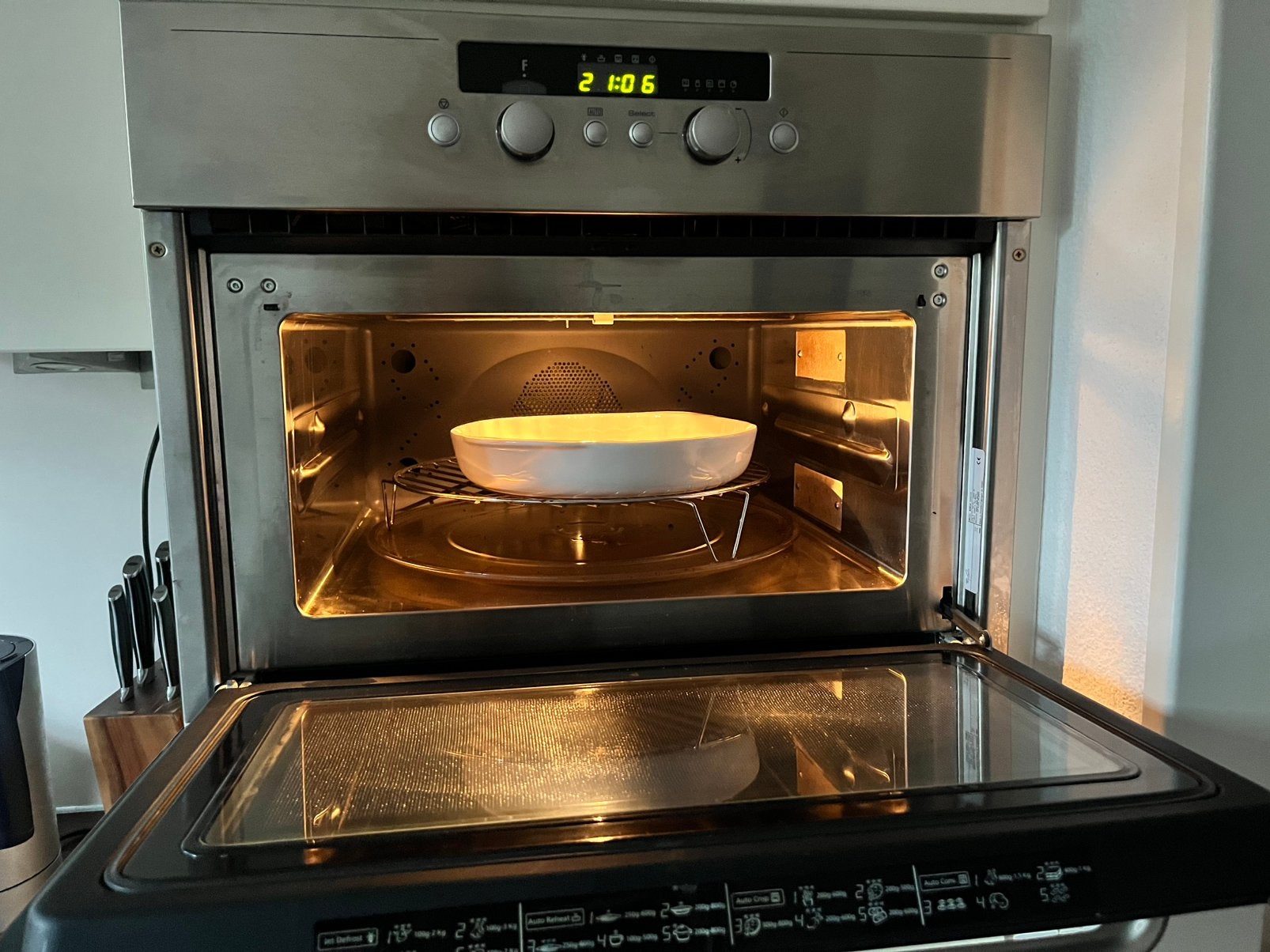 Combimagnetron/oven, Ophalen, Combimagnetron, Gebruikt, Hete lucht