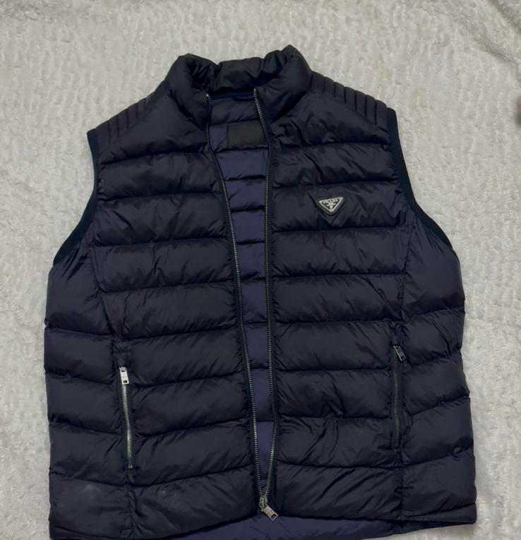 Orginele Prada bodywarmer ( xxl), Kleding | Heren, Ophalen, Zo goed als nieuw, Overige maten, Zwart