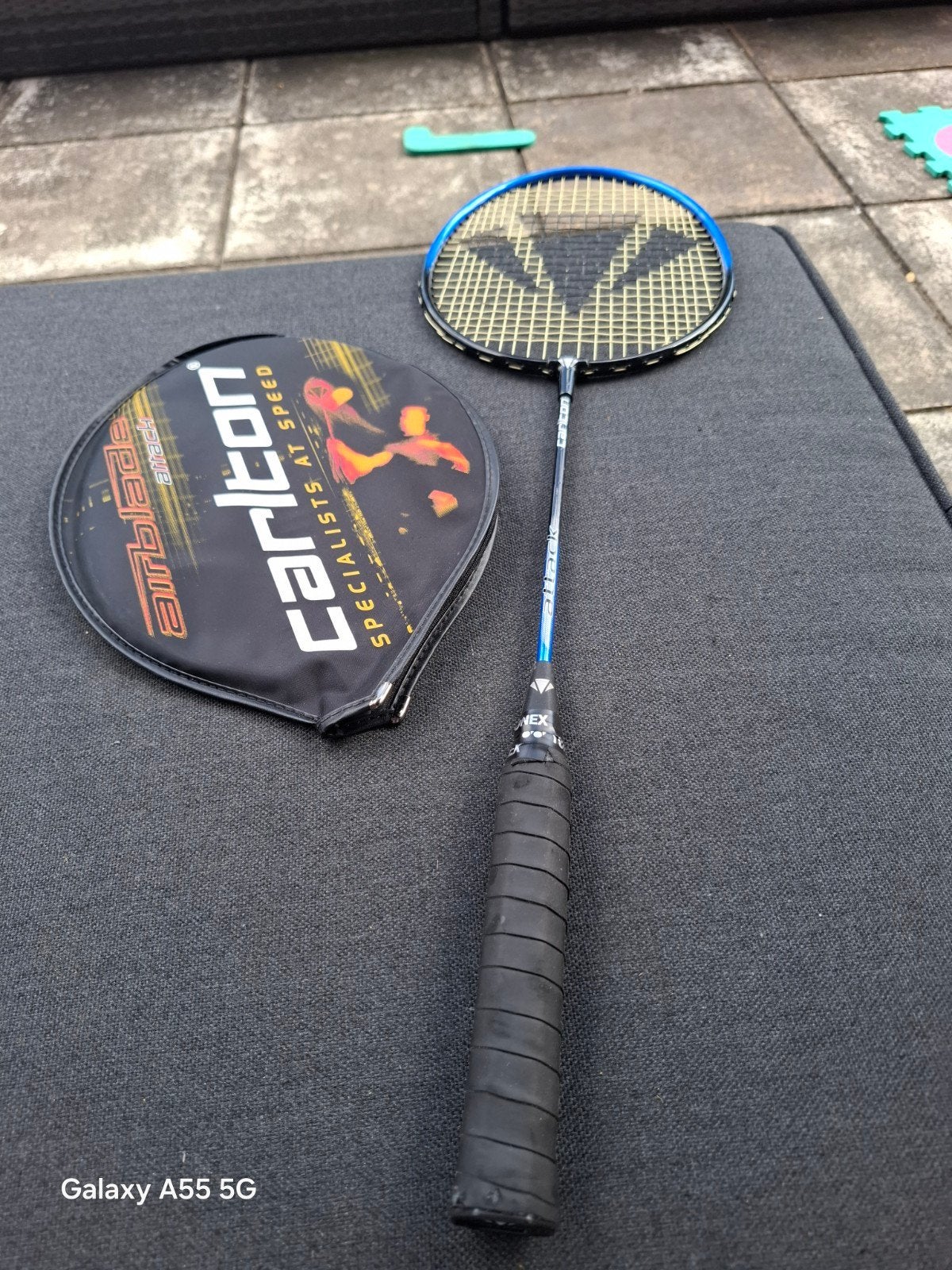 Carlton Airblade Attack Badminton Racket met Hoes, Gebruikt, Niet van toepassing, Niet van toepassing, Ophalen of Verzenden