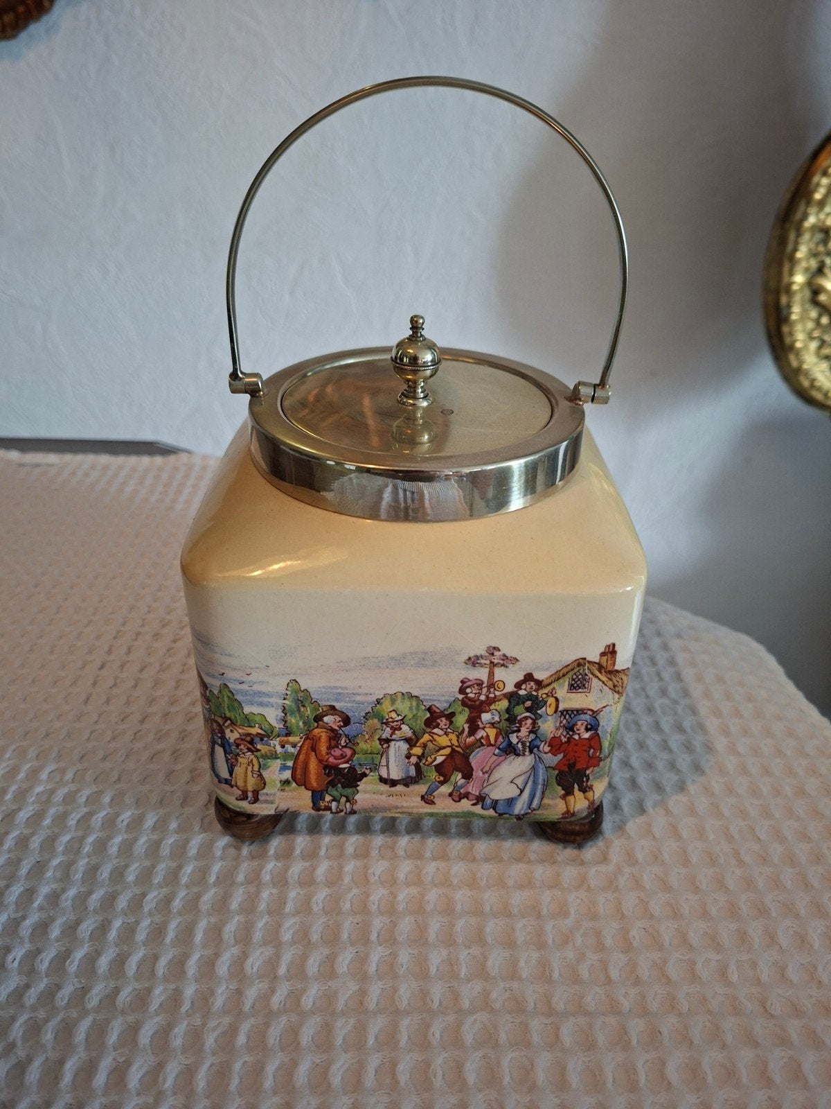 Antieke koekjespot, Ophalen of Verzenden