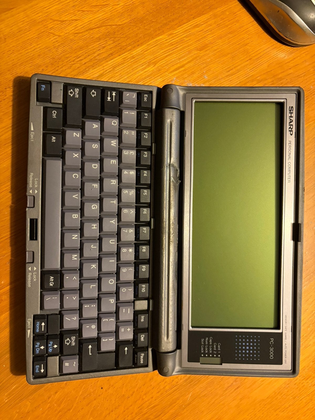 Sharp PC-3000 vintage computer – verzamelobject, Ophalen of Verzenden