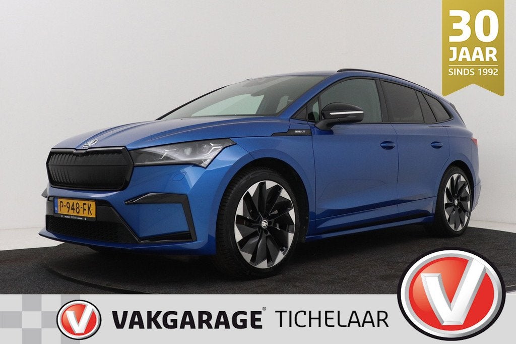 Skoda Enyaq iV 80 Sportline | Org NL | CarPlay | Camera | 21, Auto's, Skoda, Bedrijf, Te koop, Enyaq, ABS, Achteruitrijcamera