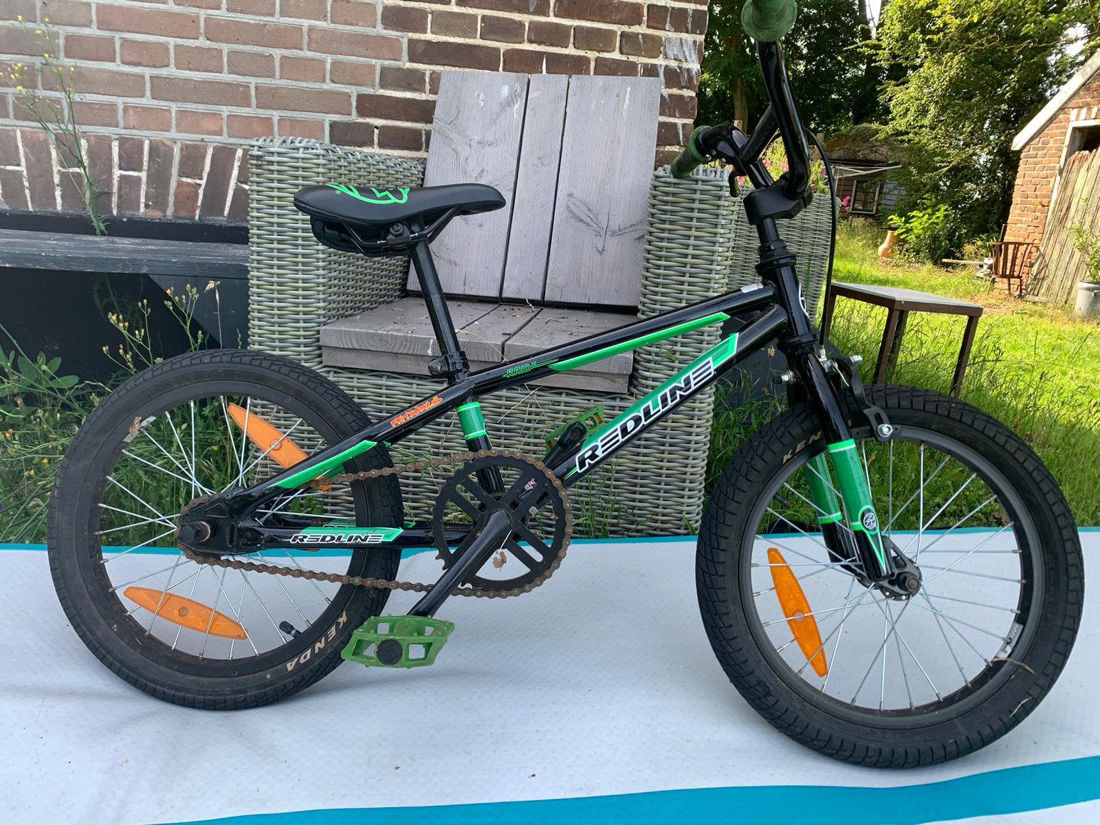 Mooie BMX, Fietsen en Brommers, Fietsen | Crossfietsen en BMX, Ophalen, Zo goed als nieuw, Staal, Terugtraprem