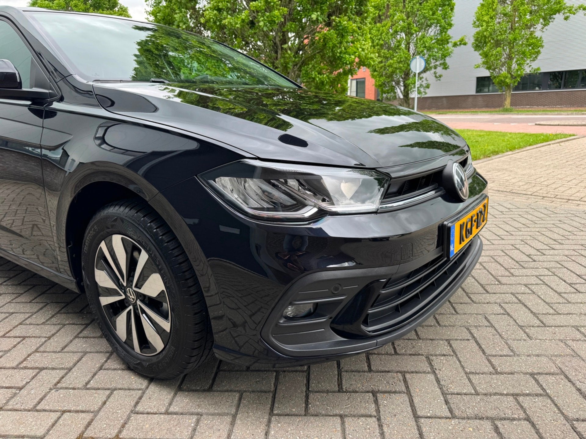 Volkswagen POLO 1.0 TSI 116PK DSG Goal Edition, Fabrieksgara, Stof, Gebruikt, 116 pk, Zwart