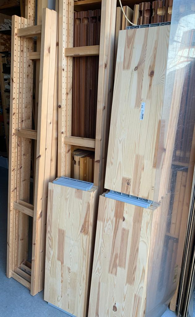 Grote partij IKEA Ivar onderdelen: planken en zijstukken, Ophalen, Gebruikt