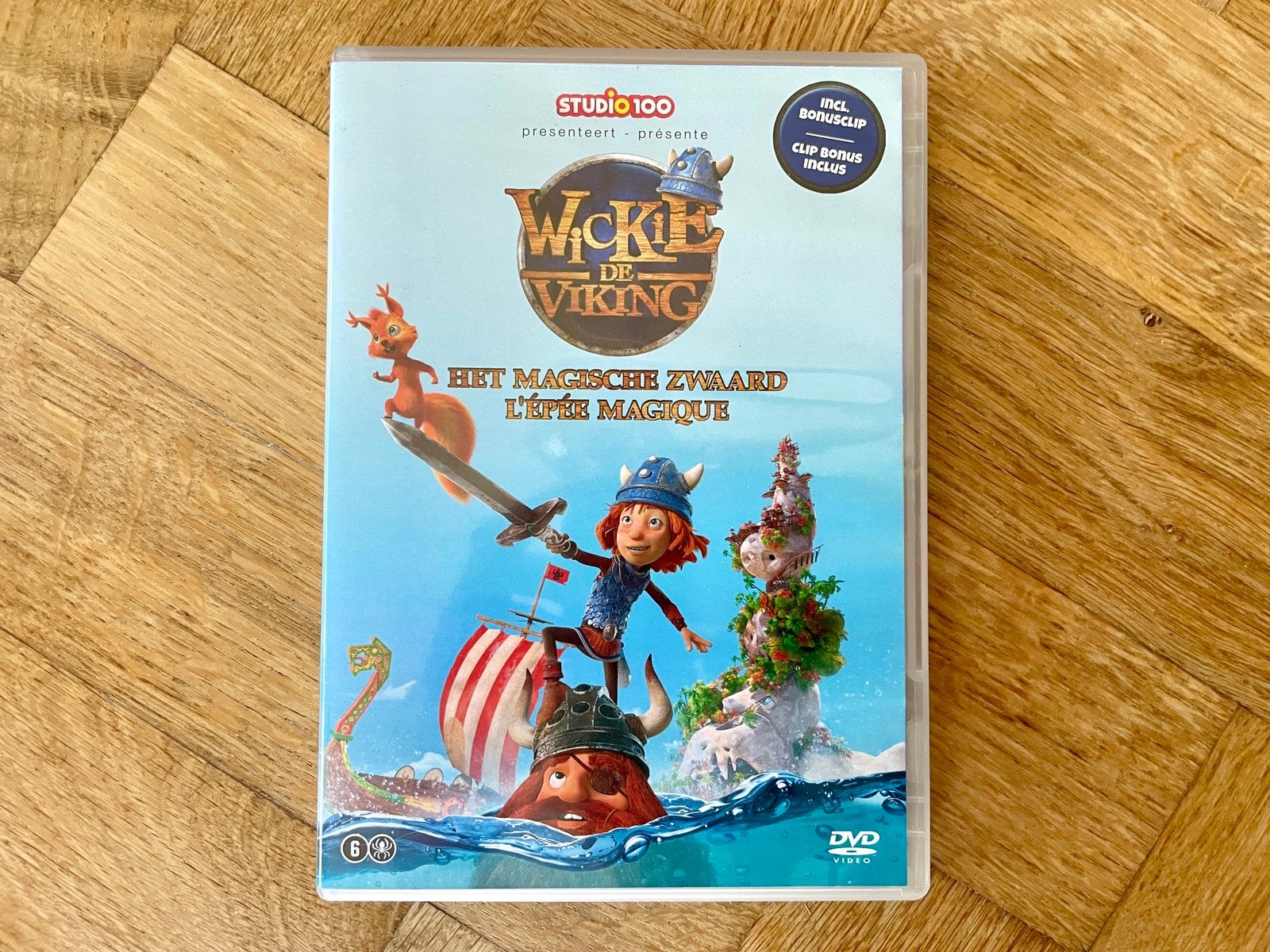 Wickie de Viking - Het Magische Zwaard (2019) DVD (krasvrij), Europees, Animatie, Zo goed als nieuw, Vanaf 6 jaar
