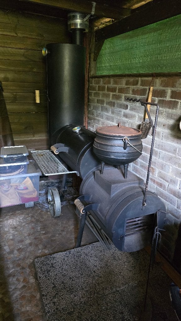 American Smoker 16 inch, Tuin en Terras, Houtskoolbarbecues, Ophalen, Gebruikt