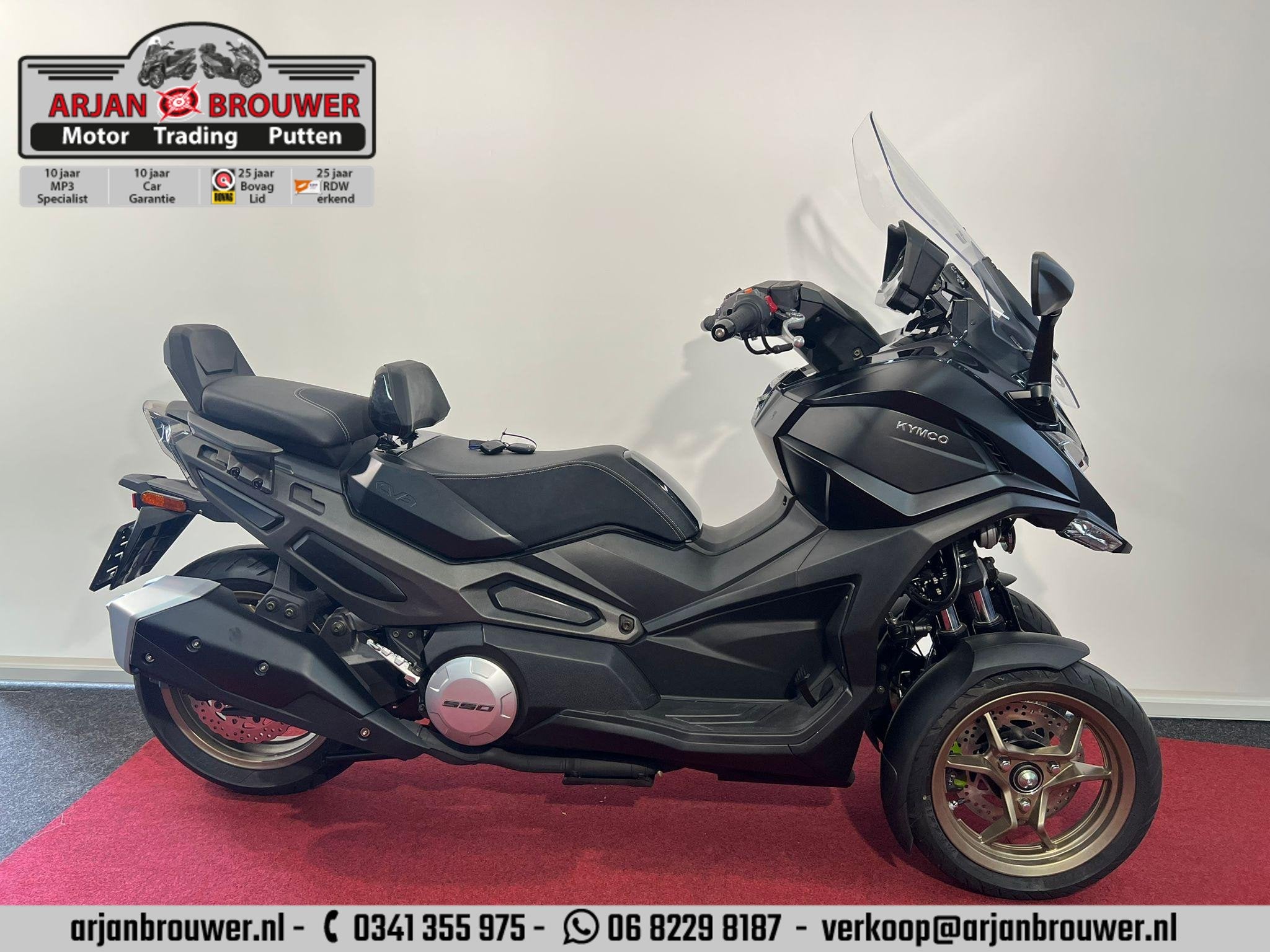 Kymco CV3 550I ABS NIEUW €1000 gratis kleding/ accessoires, Cruise Control, Scooter, Bedrijf, Kymco CV3 550I ABS
