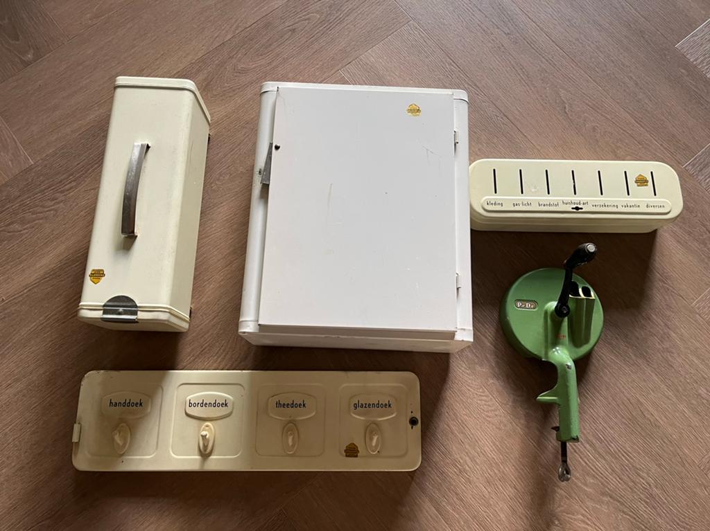 Brabantia set, oude spullen, Huis en Inrichting, Ophalen, Gebruikt