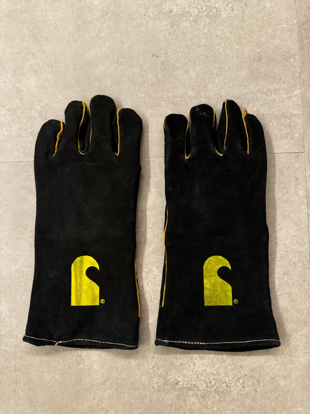 Openhaard / houtbrander hitte bestendige handschoenen, Ophalen of Verzenden, Gebruikt