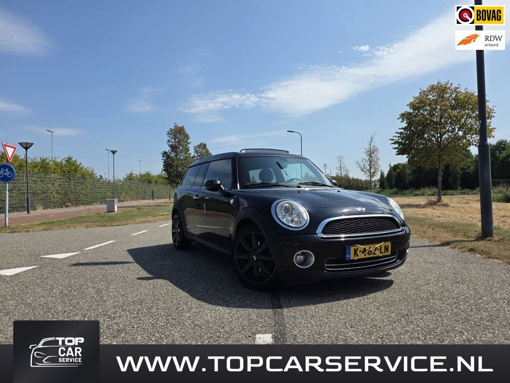Mini Clubman 1.6 Cooper Chili Pano,Leer,Airco Full Optie!, Voorwielaandrijving, Euro 5, Gebruikt, 4 cilinders