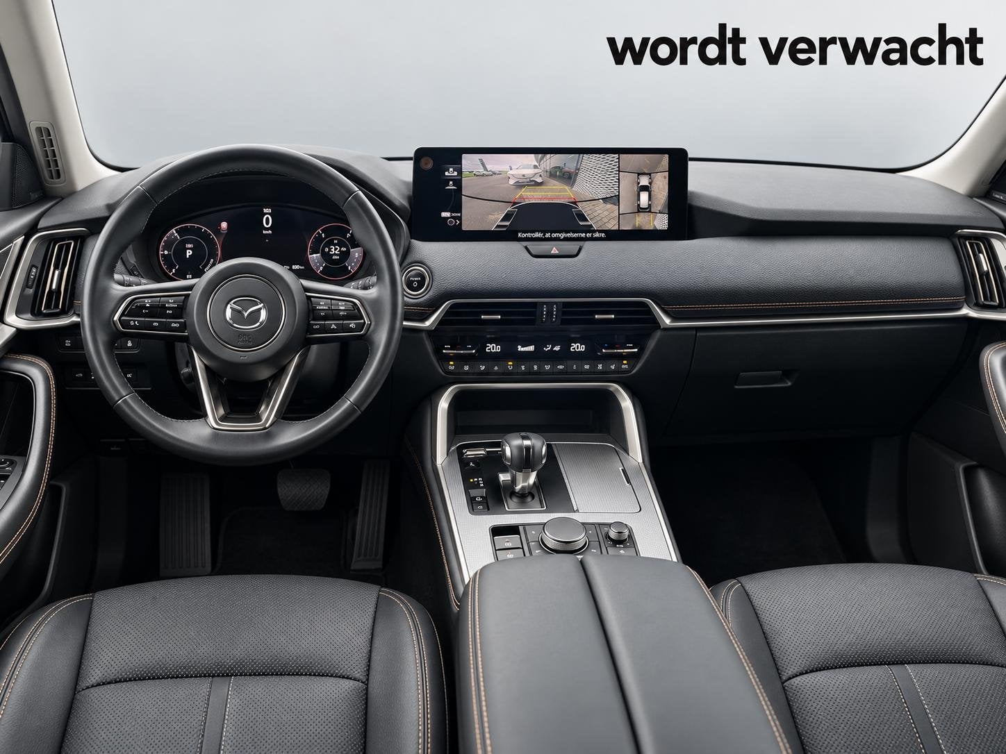 Mazda CX-60 2.5 e-SkyActiv PHEV Homura | 360°-camera | BOSE, Auto's, Automaat, Gebruikt, 4 cilinders, Zwart