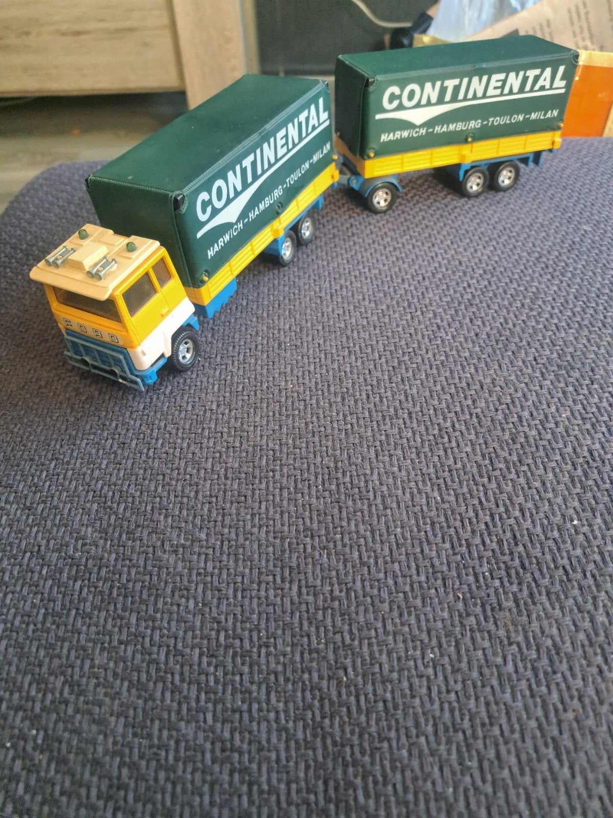 Matchbox lesney model k21 vrachtwagen "continental", England, Ophalen of Verzenden, N.b, Bus of Vrachtwagen