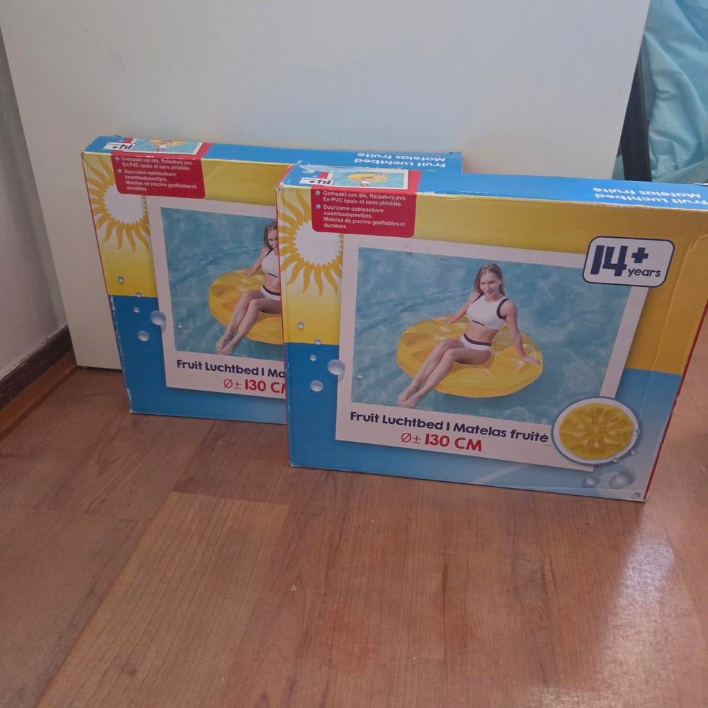 Nieuw Fruit Luchtbed Ø 130 CM - Per stuk of set, Ophalen, Nieuw, 1-persoons
