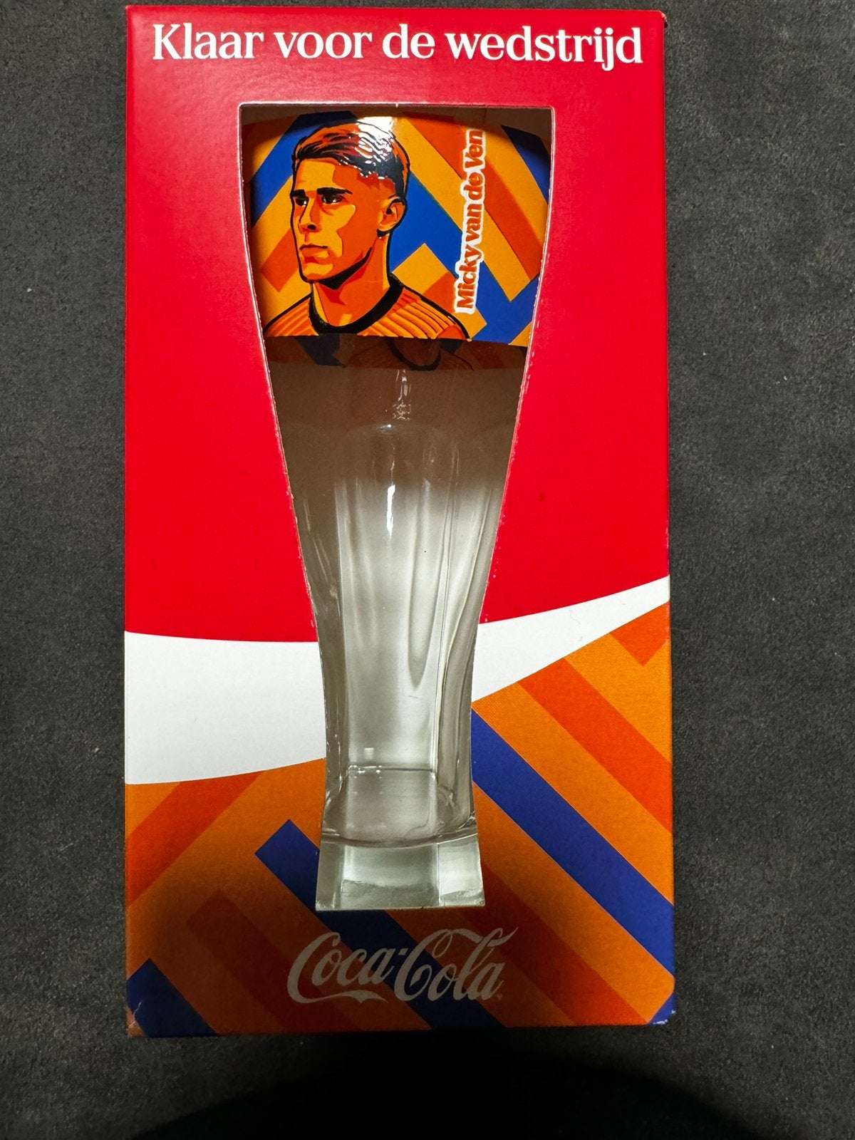 Coca Cola Wk 2026 glazen Micky van de Ven, Ophalen of Verzenden, Zo goed als nieuw