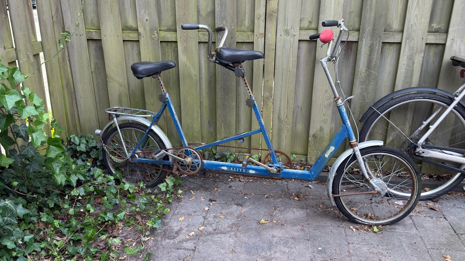 Vintage Elite Tandemfiets - Blauw, Minder dan 10 versnellingen, Gebruikt, Velgrem, 51 tot 55 cm