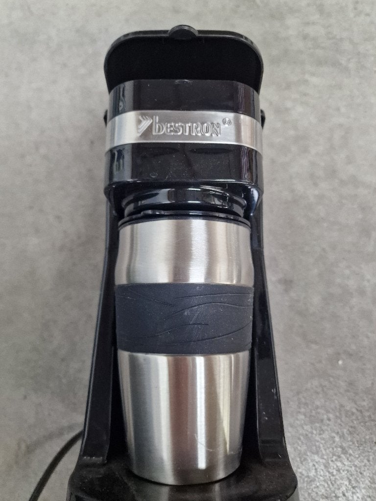 koffiezetapparaat met thermosbeker bestron 750watt, Ophalen, Koffiemachine, Gemalen koffie, Zo goed als nieuw