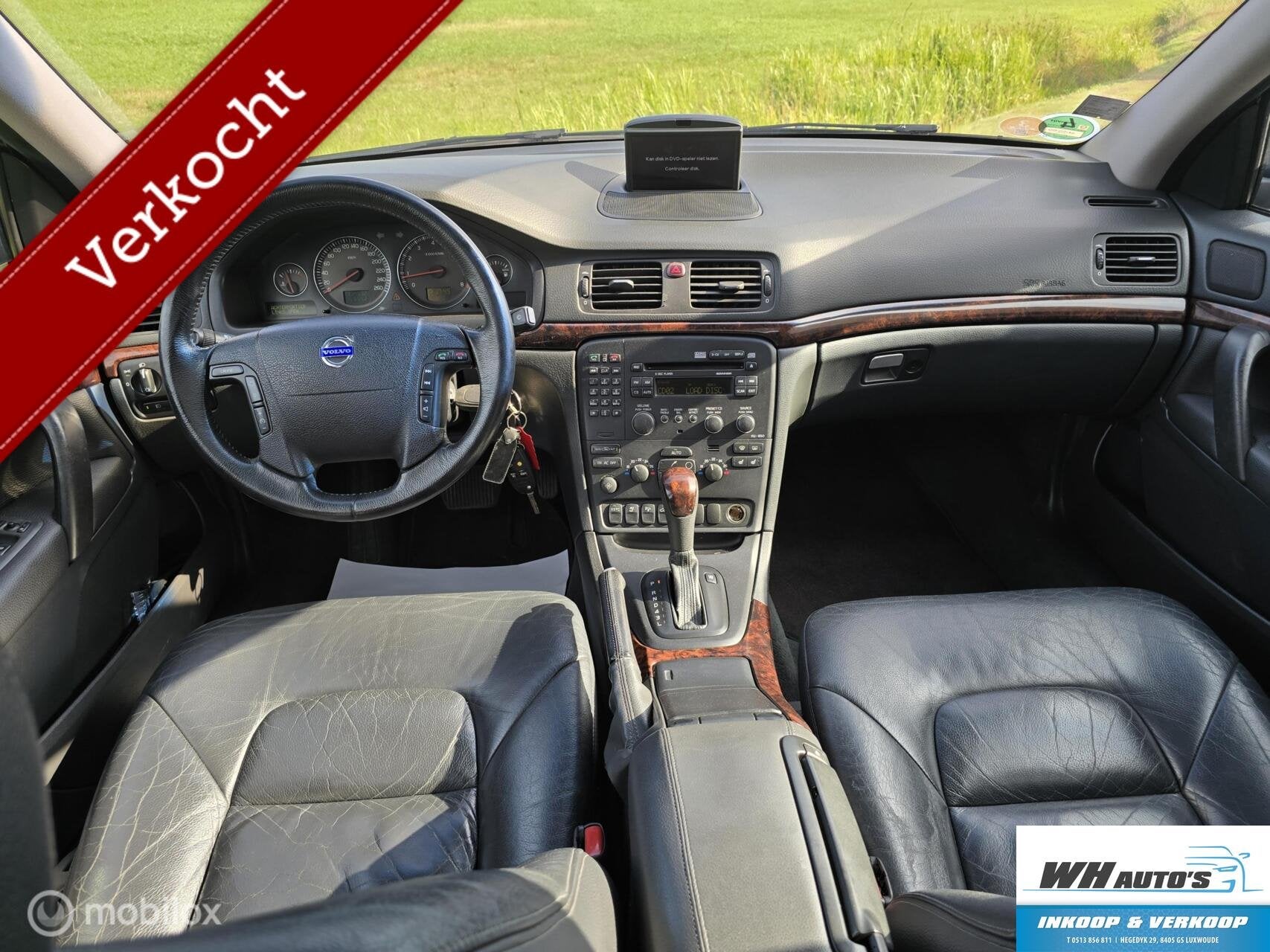 Volvo S80 2.5T Summum Super netjes!, Auto's, Blauw, Bedrijf, 2435 cc, 209 pk