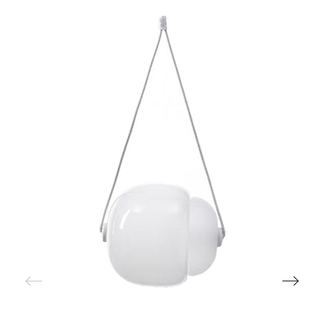Brokis Capsula design hanglamp 4 lampen, Ophalen, Gebruikt, Glas, Design en premium kwaliteit