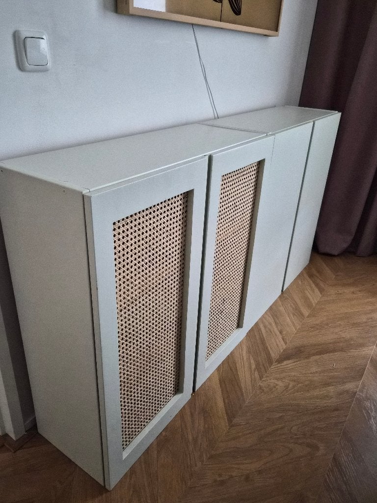 Ikea Ivar 2x - Rotan deurtjes - 80x30, Ophalen, Zo goed als nieuw, Minder dan 150 cm, Minder dan 100 cm