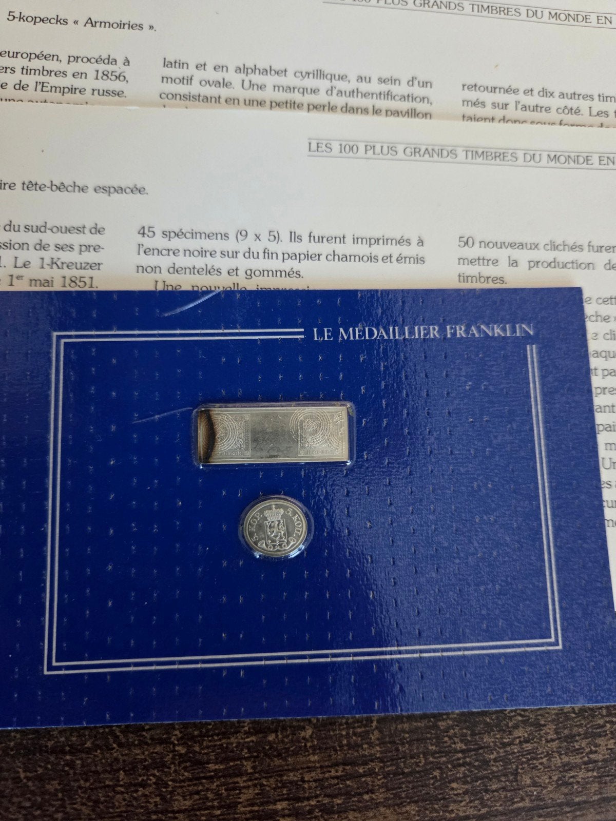 Zilveren baartjes Franklin Mint 1983 .925 zilver, Ophalen of Verzenden, Zilver