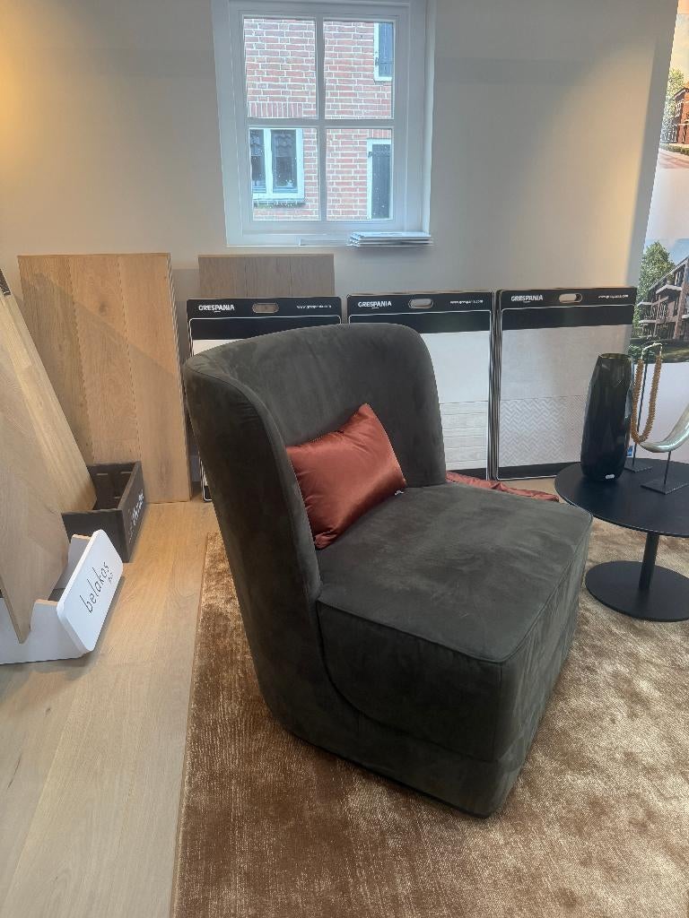 fauteuil, Ophalen, 75 tot 100 cm, Zo goed als nieuw, Stof