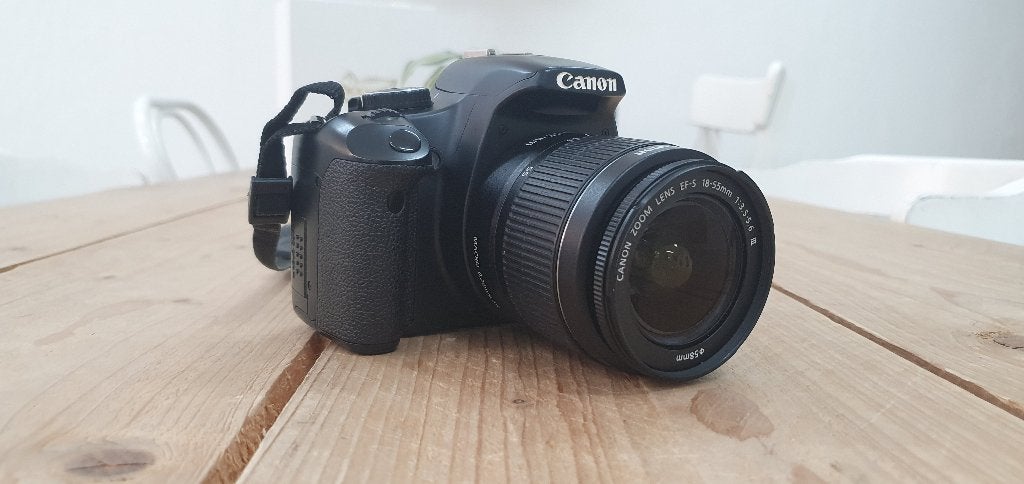 Canon EOS 450D 18-55mm spiegelreflex / DSLR camera, Ingebouwde flitser, Spiegelreflex, 12 megapixels, Ophalen of Verzenden