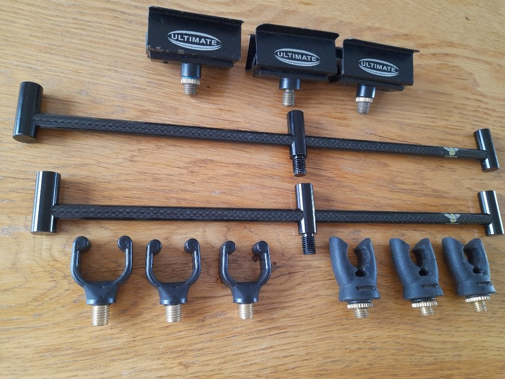 Berkley CARBON lite flite Buzzerbars en hengel steuntjes set, Ophalen of Verzenden, Nieuw, Overige typen