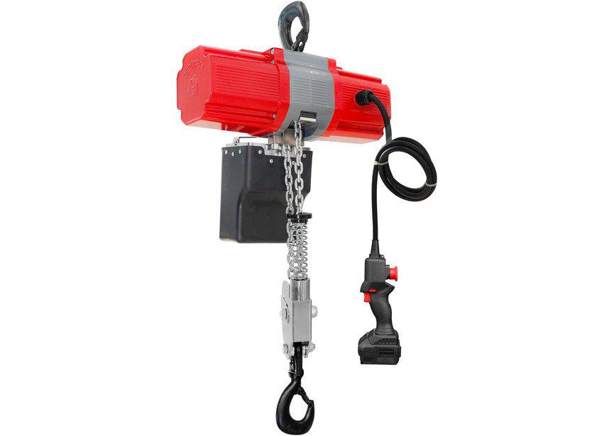 Batterij kettingtakel 990 kg, hefhoogte 3 m + 4 Ah accu, Ophalen, Nieuw