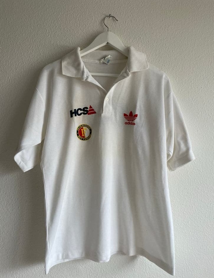 Originele Feyenoord Adidas HCS Staff Polo 1991, Ophalen of Verzenden, Gebruikt, Feyenoord, Shirt